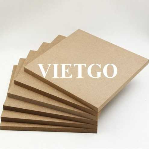 Thương vụ xuất khẩu sản phẩm ván MDF đến thị trường Ấn Độ