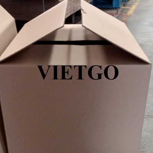 Thương vụ xuất khẩu sản phẩm thùng carton đến thị trường Ấn Độ