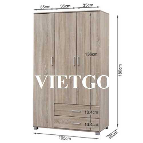 Thương vụ xuất khẩu tủ quần áo sang thị trường Thổ Nhĩ Kỳ