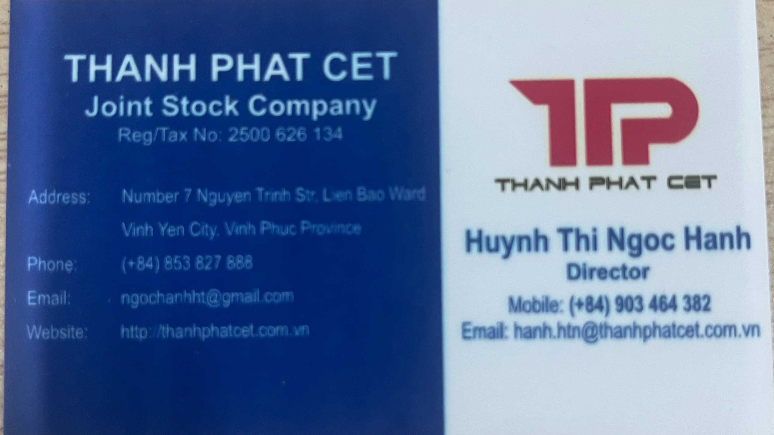 Công ty cổ phần Thành Phát CET tìm cước vận tải biển cho lô hàng Ván bóc đi Ấn Độ