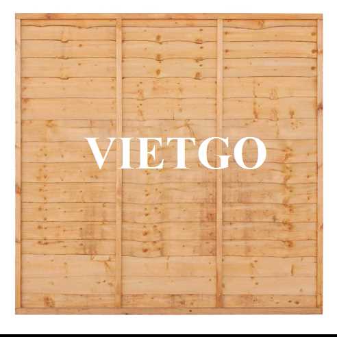Thương vụ xuất khẩu hàng rào gỗ sang thị trường Anh