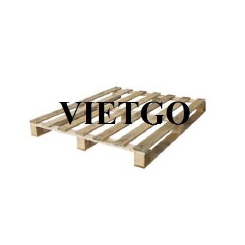 Vị khách hàng người Pháp cần nhập khẩu pallet gỗ