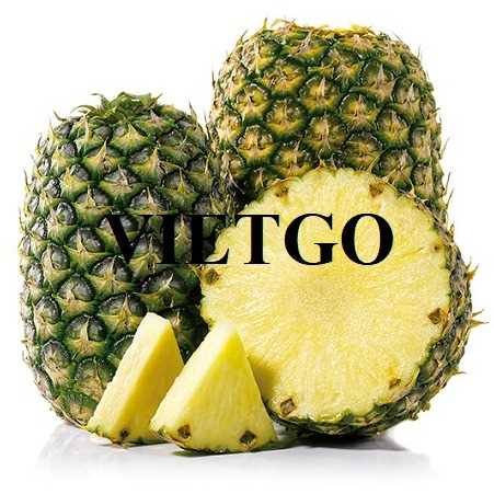 Thương vụ hợp tác xuất khẩu dứa sang thị trường Hàn Quốc