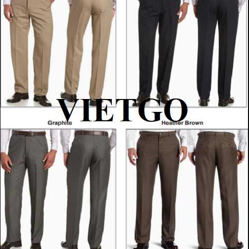 (Gấp) Cơ hội xuất khẩu quần âu sang thị trường Mỹ 