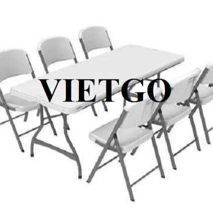 Thương vụ xuất khẩu bàn ghế gấp sang thị trường Campuchia