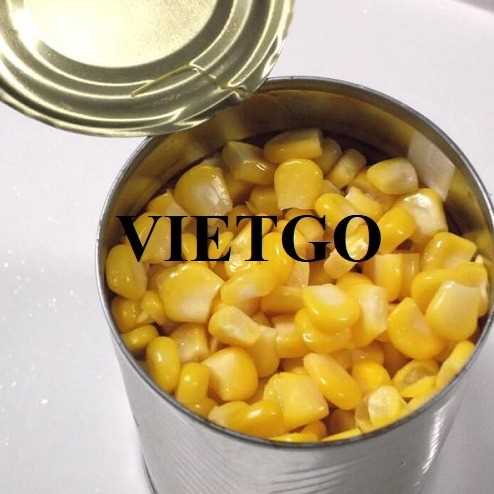 Thương vụ hợp tác xuất khẩu ngô đóng hộp sang thị trường UAE
