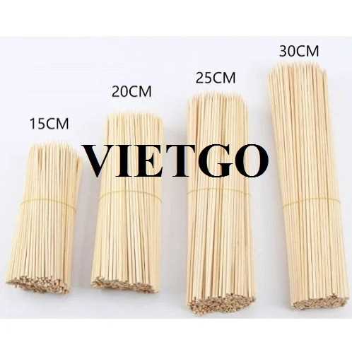 Cơ hội giao thương xuất khẩu xiên tre sang thị trường Ấn Độ