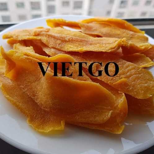 Thương vụ xuất khẩu xoài sấy sang thị trường Singapore