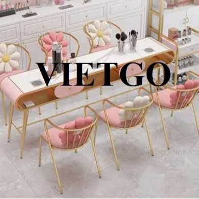 Thương vụ xuất khẩu nội thất cửa hàng nail và spa sang thị trường Philipines