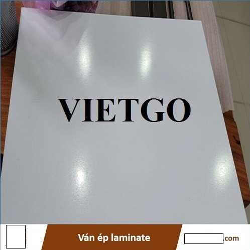 Thương vụ xuất khẩu sản phẩm ván MDF phủ Laminates đến thị trường Ấn Độ