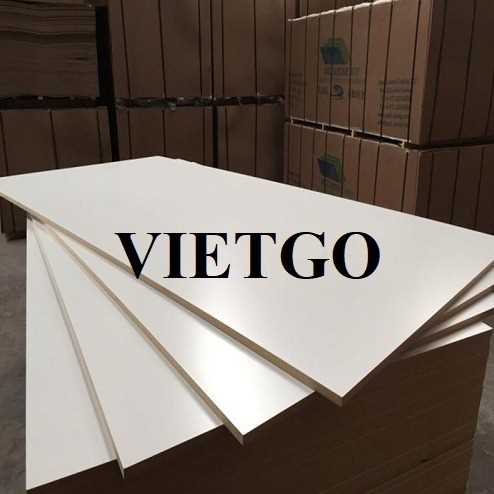 Thương vụ xuất khẩu ván MDF phủ melamine sang thị trường Ấn Độ