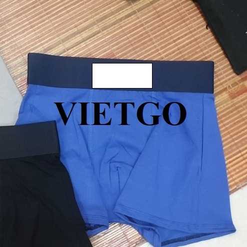 Cơ hội xuất khẩu quần lót nam cho một thương hiệu thời trang tại Pháp