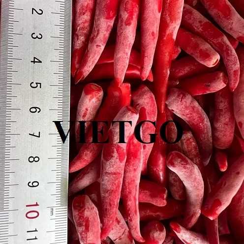 Cơ hội hợp tác xuất khẩu ớt đông lạnh sang thị trường Hàn Quốc