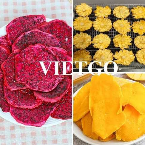 Thương vụ hợp tác xuất khẩu trái cây sấy đến thị trường Iran và Thổ Nhĩ Kỳ