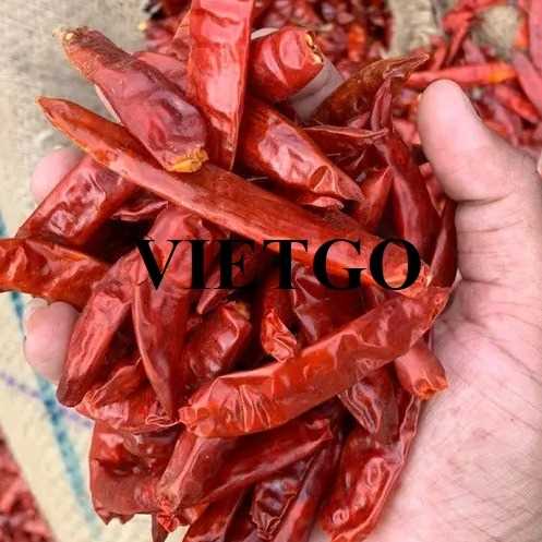 Cơ hội xuất khẩu ớt khô sang thị trường Thái Lan