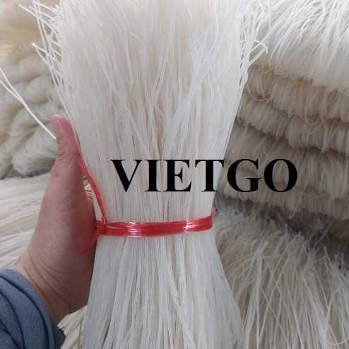 Thương vụ hợp tác xuất khẩu bún gạo khô sang thị trường Philippines