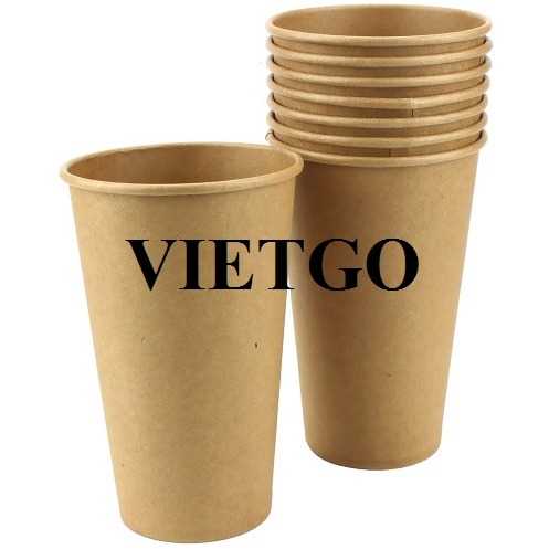 Thương vụ xuất khẩu cốc giấy sang thị trường Mỹ