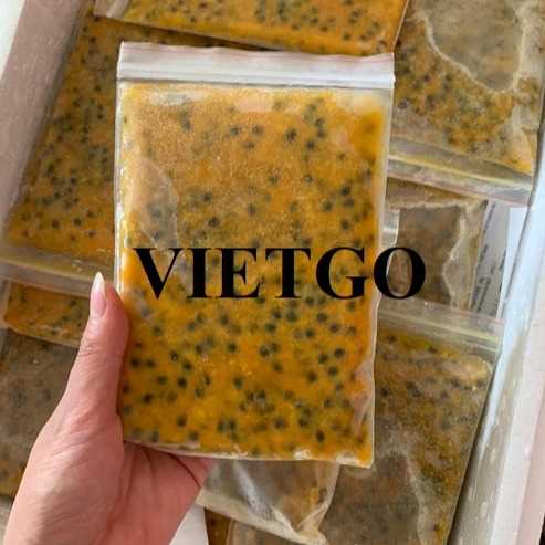 Thương vụ hợp tác xuất khẩu chanh leo đông lạnh sang thị trường Ấn Độ