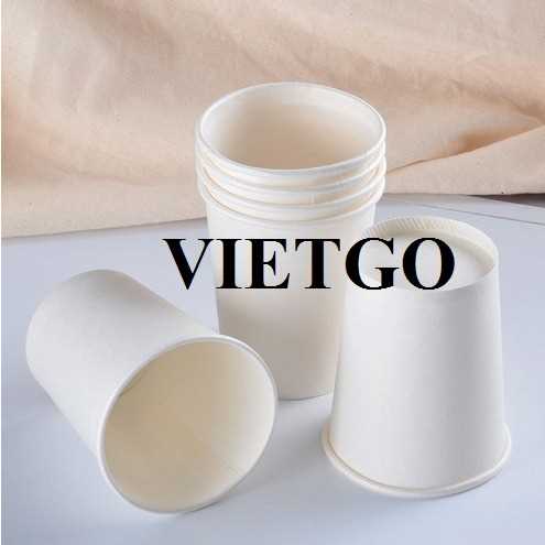Thương vụ xuất khẩu cốc giấy đến thị trường Ấn Độ