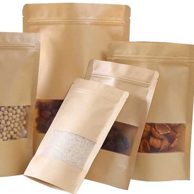 I need kraft paper ziplock bags