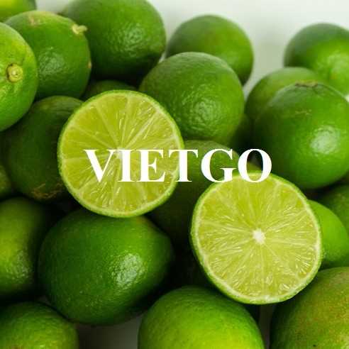 Thương vụ xuất khẩu chanh xanh không hạt đến thị trường Hoa Kỳ
