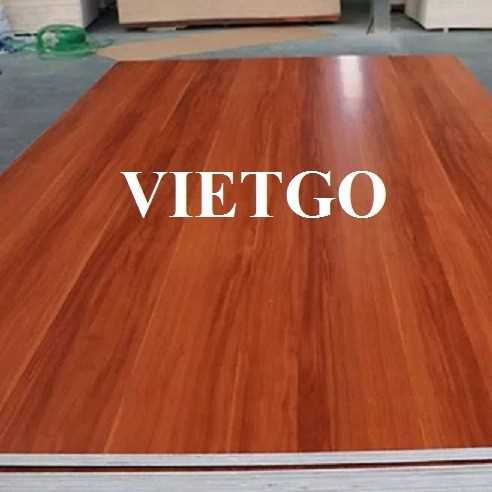 Thương vụ xuất khẩu gỗ dán phủ melamine sang thị trường Ấn Độ