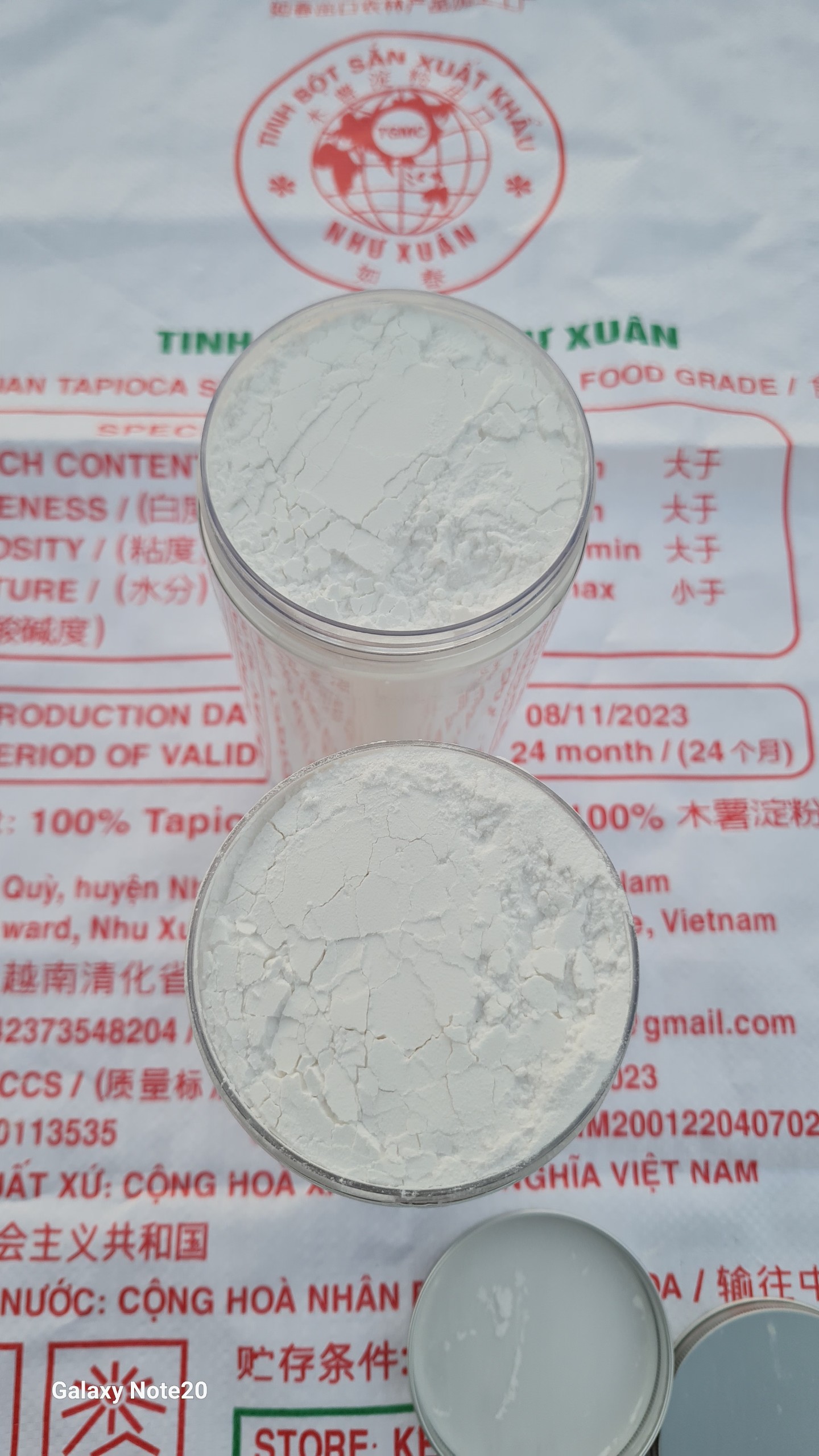 Cần tìm cước biển mặt hàng tinh bột sắn đi Trung Quốc