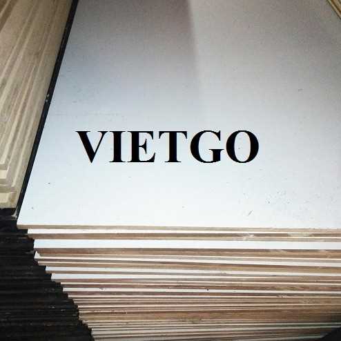 Thương vụ xuất khẩu sản phẩm ván MDF đến thị trường Ấn Độ