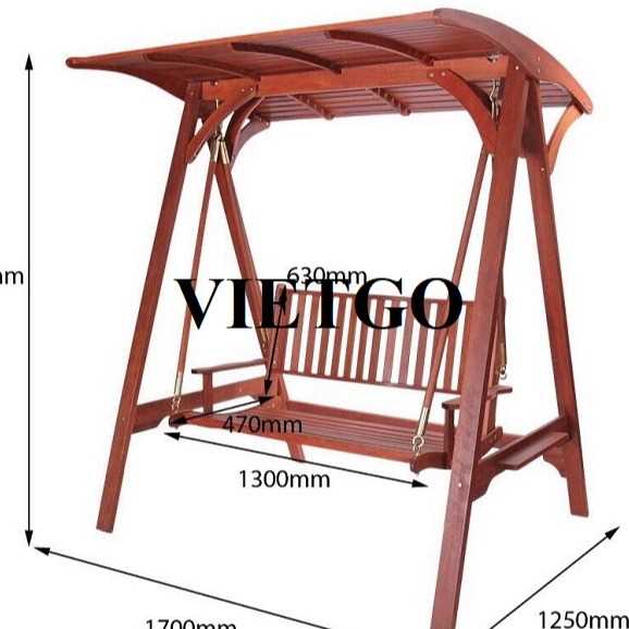 Thương vụ xuất khẩu sản phẩm xích đu gỗ đến thị trường Maldives
