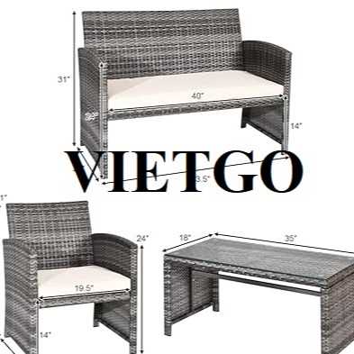 Thương vụ xuất khẩu sản phẩm bàn ghế ngoài trời đến thị trường Hy Lạp