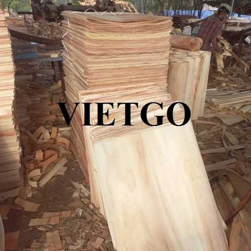 Thương vụ xuất khẩu ván bóc sang thị trường Ấn Độ