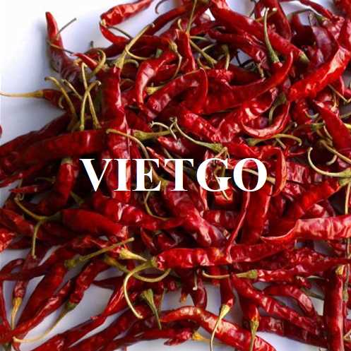 Thương vụ hợp tác xuất khẩu ớt khô có cuống đến thị trường Indonesia