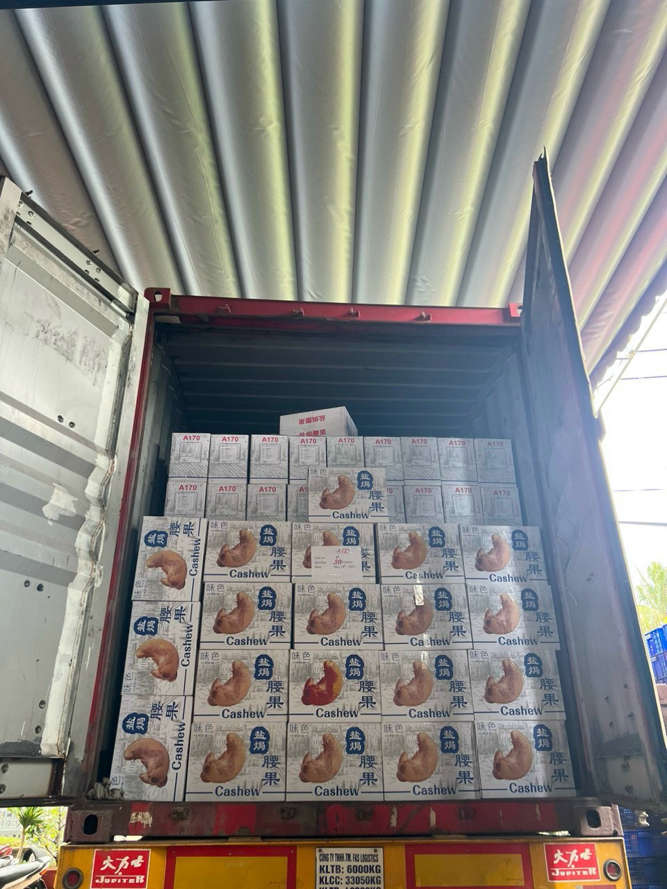 Cần tìm cước biển cho hàng hạt điều đi Thổ Nhĩ Kỳ