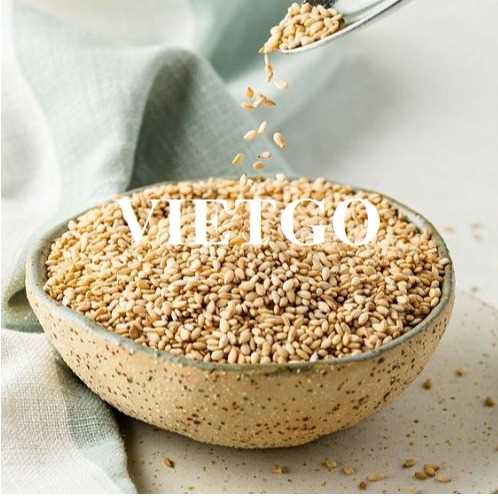 Thương vụ xuất khẩu hạt mè rang sang thị trường Hàn Quốc