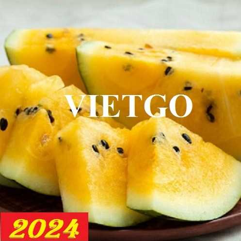 Cơ hội xuất khẩu sản phẩm dưa hấu ruột vàng sang thị trường Nhật Bản 