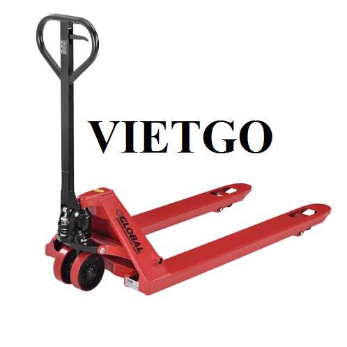 Cơ hội xuất khẩu xe nâng pallet bằng tay đến từ vị khách hàng người Thổ Nhĩ Kỳ