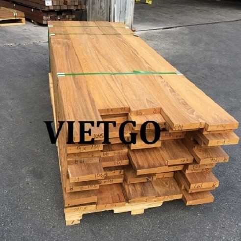 Thương vụ xuất khẩu gỗ teak xẻ sang thị trường Ấn Độ  