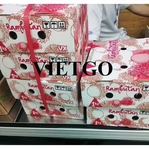 Cơ hội xuất khẩu thùng giấy đựng chôm chôm để xuất khẩu sang thị trường Trung Đông