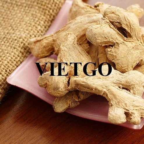 Cơ hội hợp tác xuất khẩu gừng khô nguyên củ đến thị trường Ấn Độ
