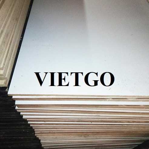 Thương vụ xuất khẩu sản phẩm ván MDF đến thị trường Ấn Độ