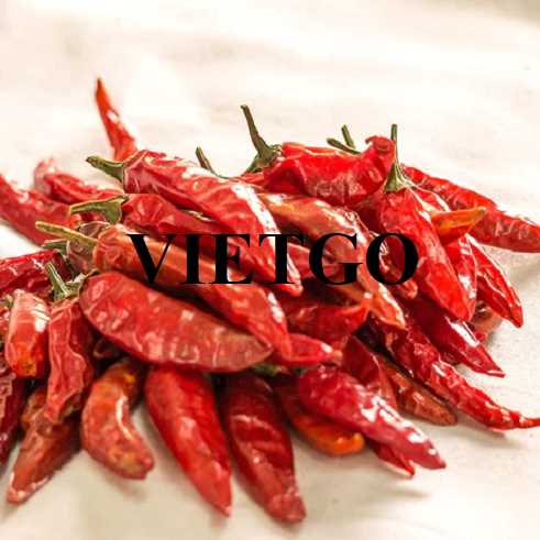 Cơ hội hợp tác xuất khẩu ớt khô sang thị trường Ấn Độ