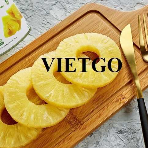 Thương vụ hợp tác xuất khẩu dứa đóng hộp đến thị trường Iran