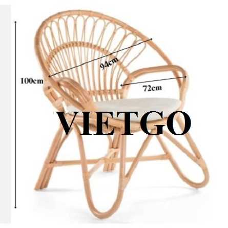 [GẤP] Cơ hội xuất khẩu ghế mây tre đan cùng doanh nghiệp của Pháp