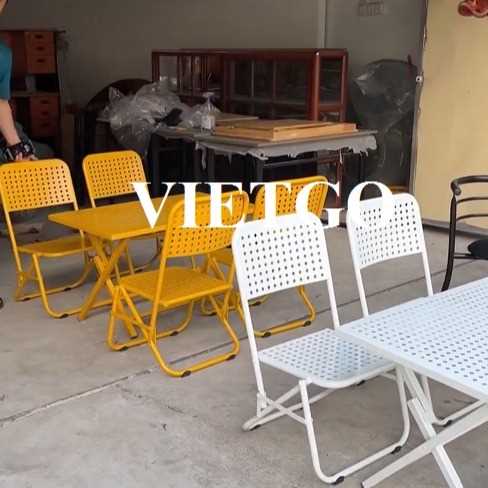 Thương vụ xuất khẩu sản phẩm bàn ghế ngoài trời đến thị trường Campuchia