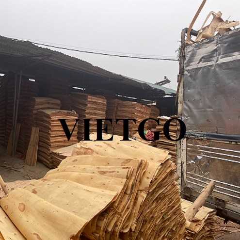 Thương vụ xuất khẩu ván bóc sang thị trường Ấn Độ
