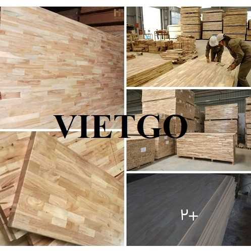 Thương vụ xuất khẩu gỗ ghép thanh sang thị trường Ai Cập