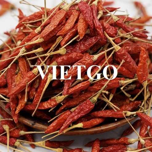 Thương vụ xuất khẩu ớt khô đến thị trường Singapore