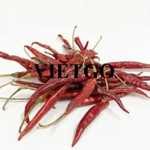 Cơ hội hợp tác xuất khẩu ớt khô có cuống đến thị trường Ấn Độ