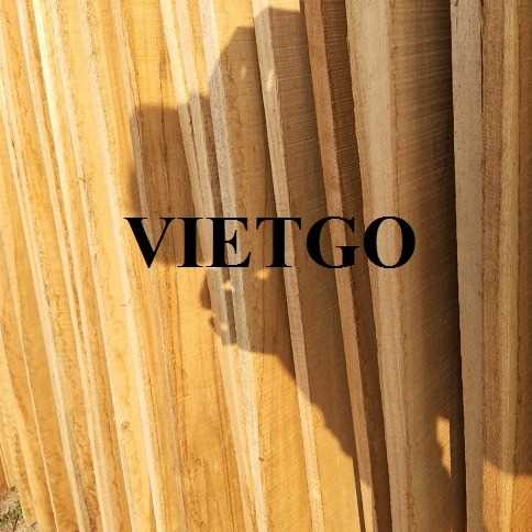 Thương vụ xuất khẩu sản phẩm gỗ teak xẻ đến thị trường Ấn Độ