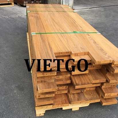 Thương vụ xuất khẩu gỗ teak xẻ sang thị trường Ấn Độ  